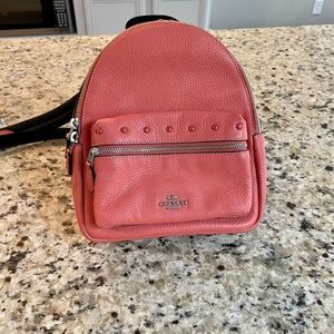 Coach mini backpack